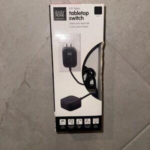 Easy Home Black Tabletop Switch